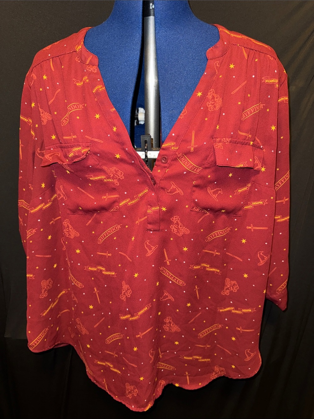 Warner Bros. Red Printed Tunic Top Harry Potter Torrid Harper